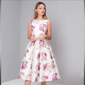 Rare Chi Chi London Izi Floral Dress